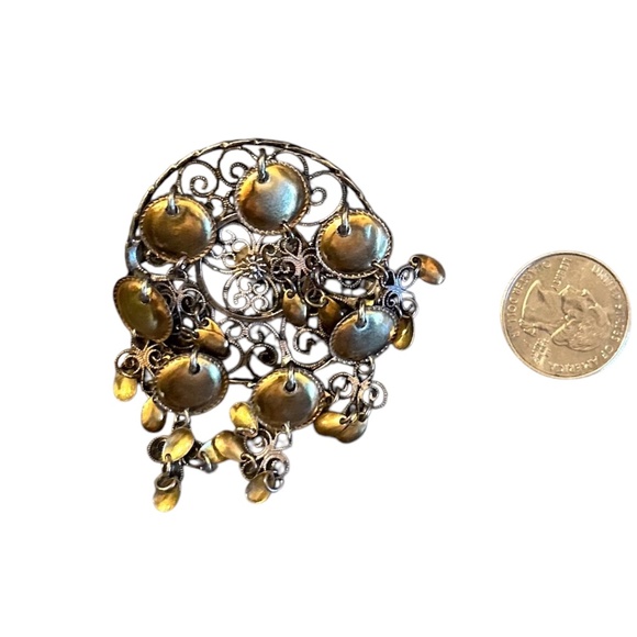 Vintage Norwegian Solje wedding pin/ brooch